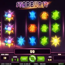 Cazeus - Starburst Slot - Wild Symbols and Fast Gameplay